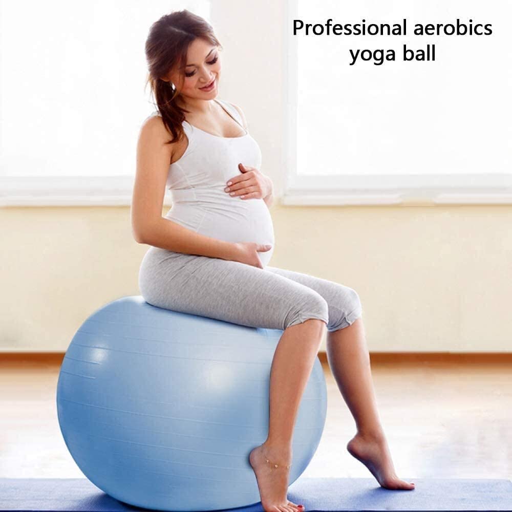 Palla fitness, pilates, palestra, yoga, per casa, ufficio, allenamento dell'equilibrio e assistenza al parto, ideale per esercizi, stabilità, forza di base, stretching, flessibilità