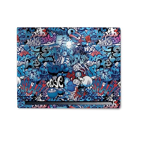 Image of MightySkins Skin Compatible with Alienware M18 R1 (2023) Full Wrap Kit - Blue Meanies | Protective, Durable, and Unique Vinyl Decal wrap Cover | Easy to Apply & Change Styles | Made in The USA