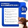 LIQUIDHEALTH Pets K9 Glucosamine Chondroitin Hip & Joint Formula & K9 Complete 8-in-1 Multivitamin for Dogs, Puppies - Pet Supplement Bundle for Joint Health, Immune Support, Canine Vitamins, USA Made