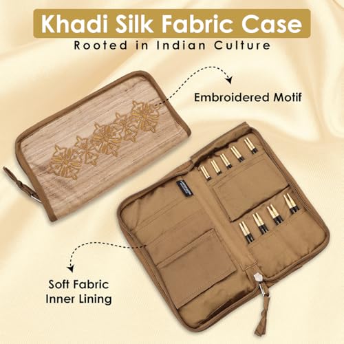 Image of Lantern Moon Ancestry Interchangeable Circular Knitting Needle Set 4 inch (10cm) | 9 US Sizes (2.5 to 10)
