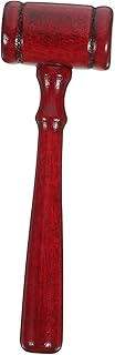 BESPORTBLE Judge Gavel Wooden Mallet for Solid Wood Auction Hammer Lightweight Role Play Accessory for Boys Wood Design
