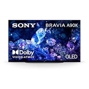 Sony 42 Inch 4K Ultra HD TV A90K Series: BRAVIA XR OLED Smart Google TV with Dolby Vision HDR and Exclusive Features for The Playstation® 5 XR42A90K- Latest Model,Black