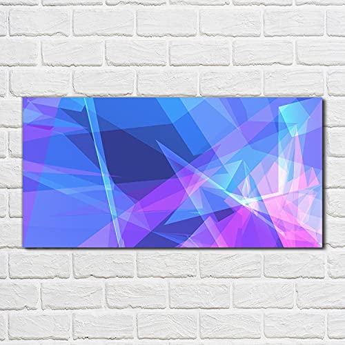 Graphiques géométriques sur verre acrylique 100x50cm pour mur sans éclat - 2