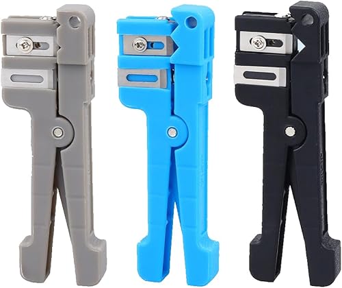 Fdudugzs Pelacables coaxiales 45-162163165, herramienta versátil para pelar cables coaxiales, herramienta de corte de pelacables, herramienta de
