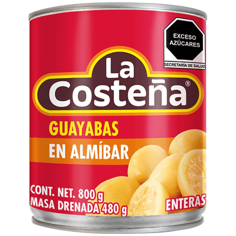 La Costeña Guayabas Enteras en Almíbar 800gr