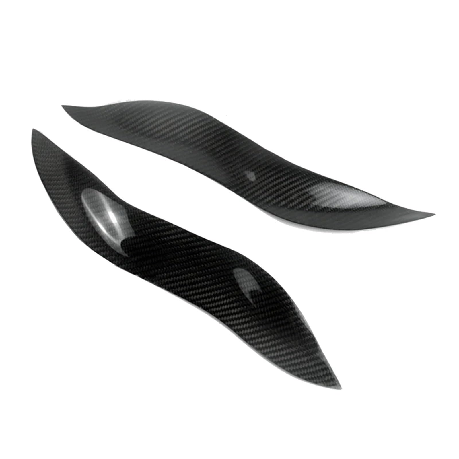 Cejas para Faros de Coche ZDPVK Pegatina for Faros Delanteros de Coche, diseño de Cejas y párpados, for Smart, Color Carbono 2003