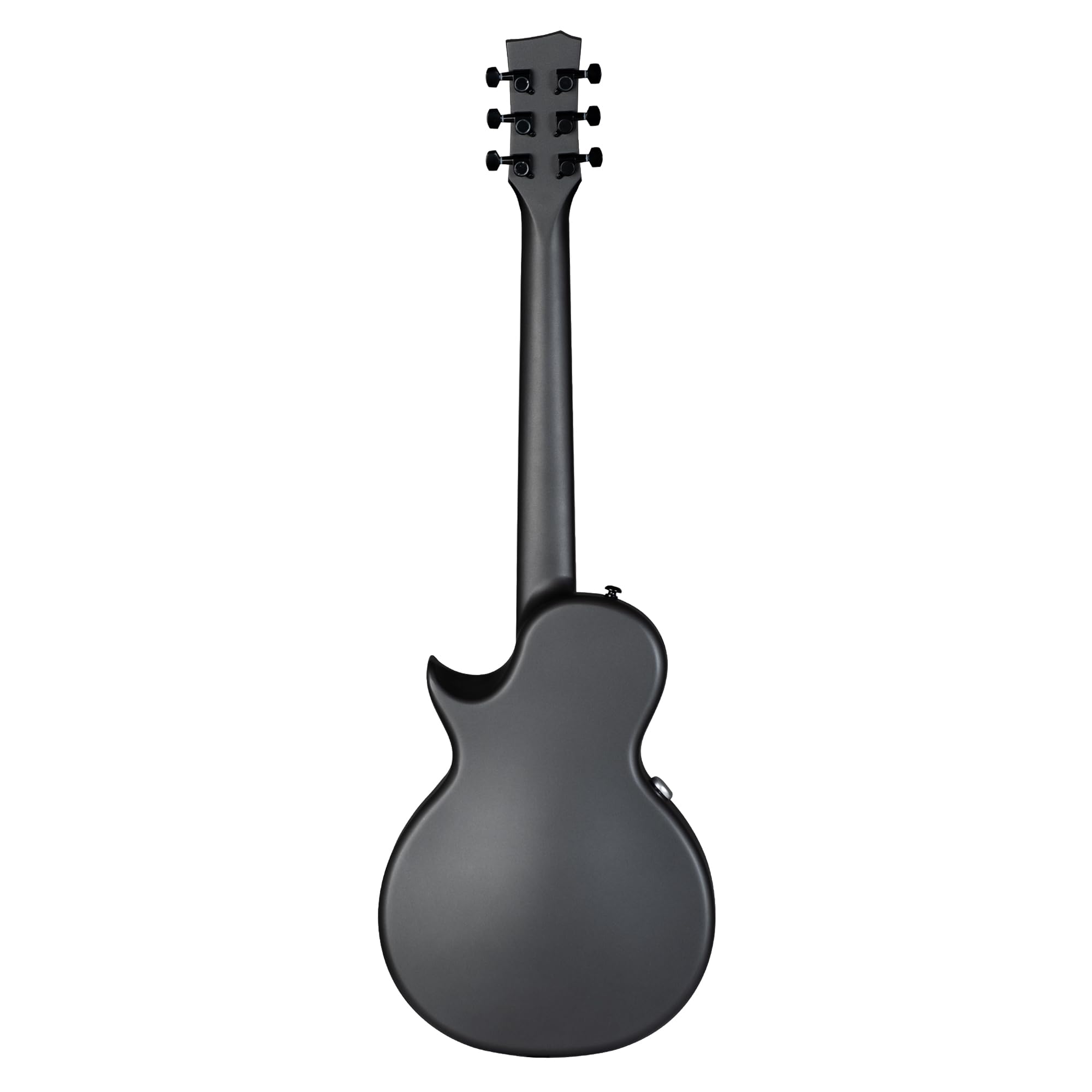 Cascha Kit de guitare pour débutant - En fibre de carbone noir - Guitare acoustique électrique à pan coupé - En fibre de carbone - Pour enfants et adultes