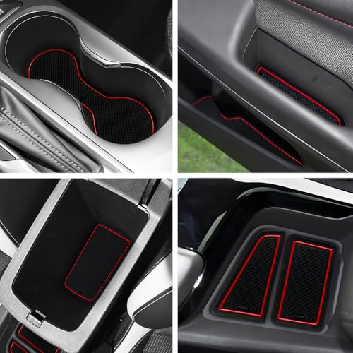 Insertos para portavasos Buick Envista 2024-2026 rojo miniatura 4