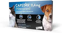 Elanco Capstar 11,4mg para Cães e Gatos de 1,0 a 11,4kg com 1 Comprimido