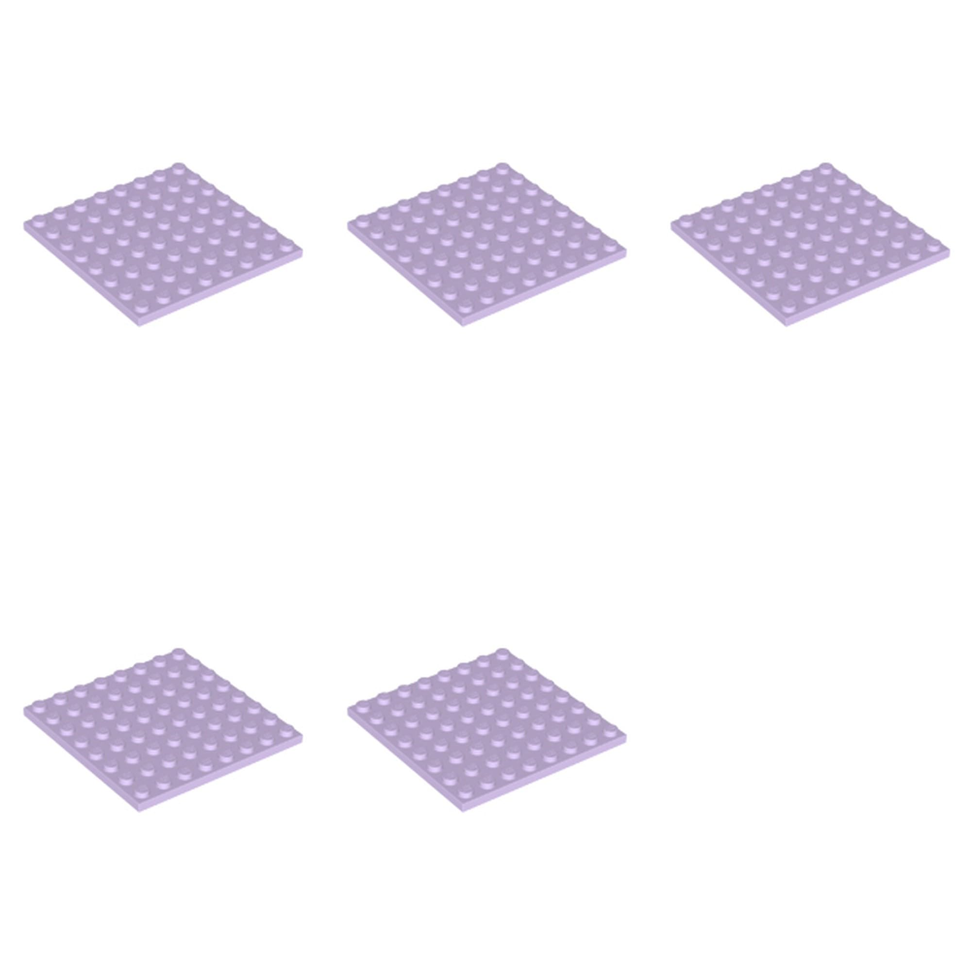 LEGO Building Plate, 8 x 8 Studs, Part 41539 (Lavender, 2, Bricks), Multicoloured, Standard