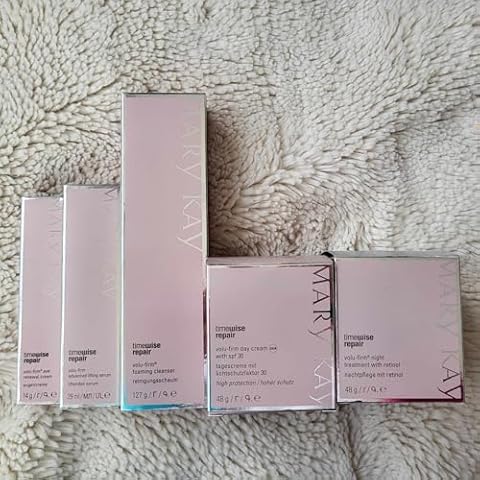 New Mary Kay TimeWise Repair Volu-Firm 5 Product Set Adv Skin Care Full Size (Large) Cover