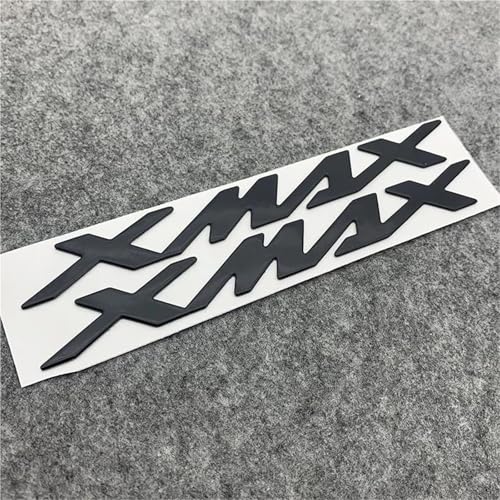 Autocollants 3D gel résine Xmax finition brillante effet miroir