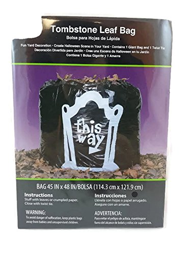 Halloween Tombstone Leaf Bag Outdoor Yard Decoration by halloween Decorations