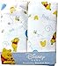 Disney Winnie The Pooh Receiving Blankets - Blue Boy 2 Pack