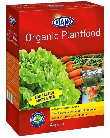 VIANO Organic Plant Food - 4kg Organic Premium Quality Fertiliser