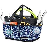 Housolution 14-Inch Gardening Tote Bag with Pockets
