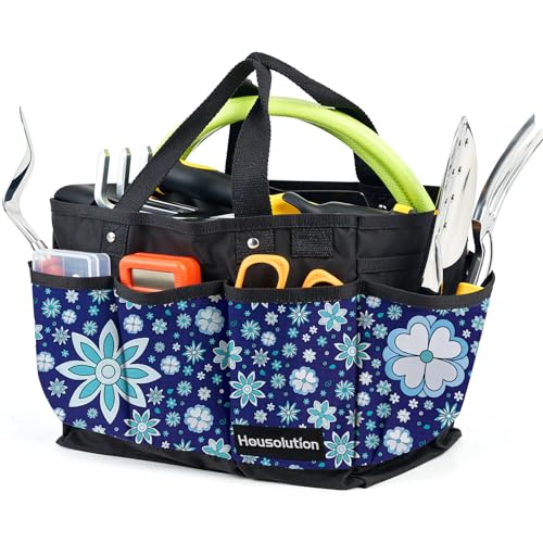 Housolution Sac Fourre-Tout de Jardinage, Sac de Rangement d'Outil de Jardin et Organisateur à la Maison avec des Poches, Résistant à l'usure et...