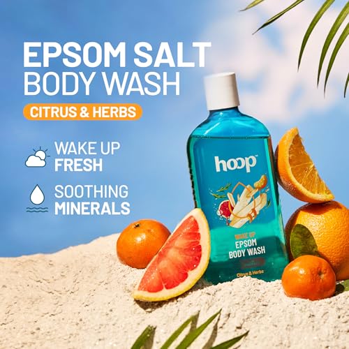 Image of hoop Epsom Body Wash Wake Up | Epsom Salt, Citrus & Herbs | 300ml