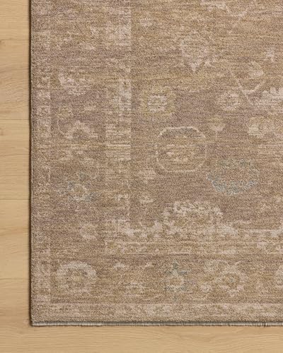 Image of Loloi Chris Loves Julia Louisa Taupe /Gold 9'-6 inch x 13'-1 inch Area Rug