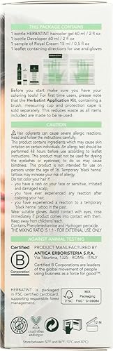 Miniatura 4 de Herbatint Gel permanente para teñir el cabello a base de hierbas con aloe vera, rubio ceniza 7C, 4.56 onzas (paquete de 2)