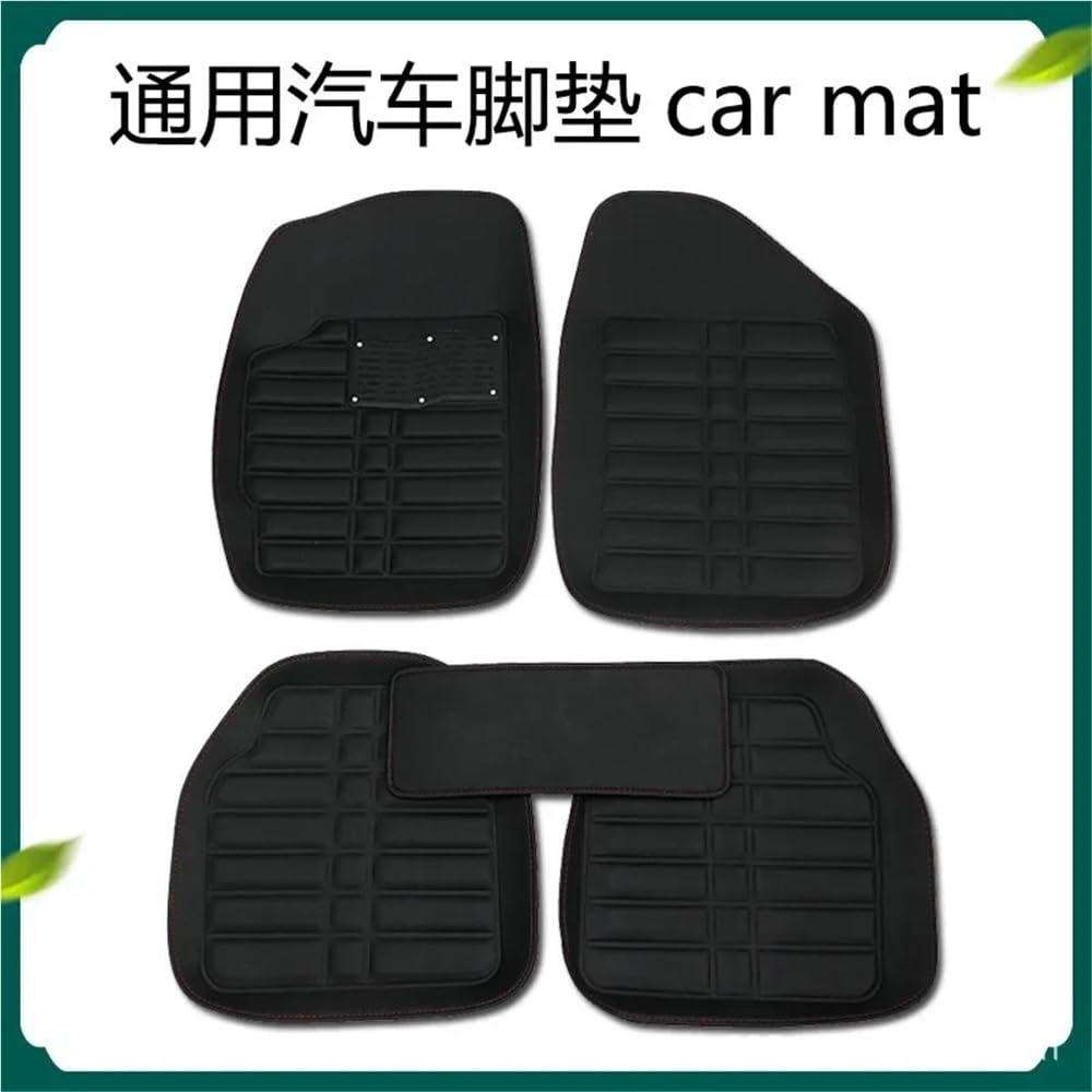 Generico Set tappetini per Auto Tappetino Protettivo SUV Completamente Circondato Tappetini Universali per Accessori Alfombrillas Coche Tappeto tappetti | Brown