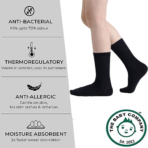Image of Kids Unisex Cotton School Socks (Calf /Full Length)