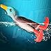 Psdndeww Soft Fishing Lures Propeller 3D Fishing Baits Duck Topwaters Swimming Lures Double Hook Duck Baits Artificial Baits