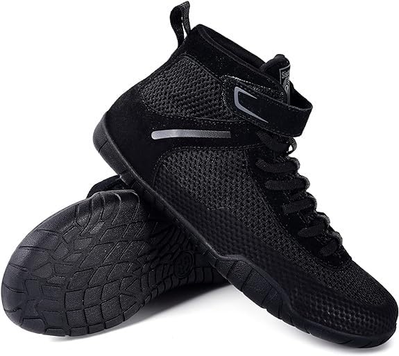 Womens Wrestling Shoes Boxing Shoes Zero Drop Sole 6