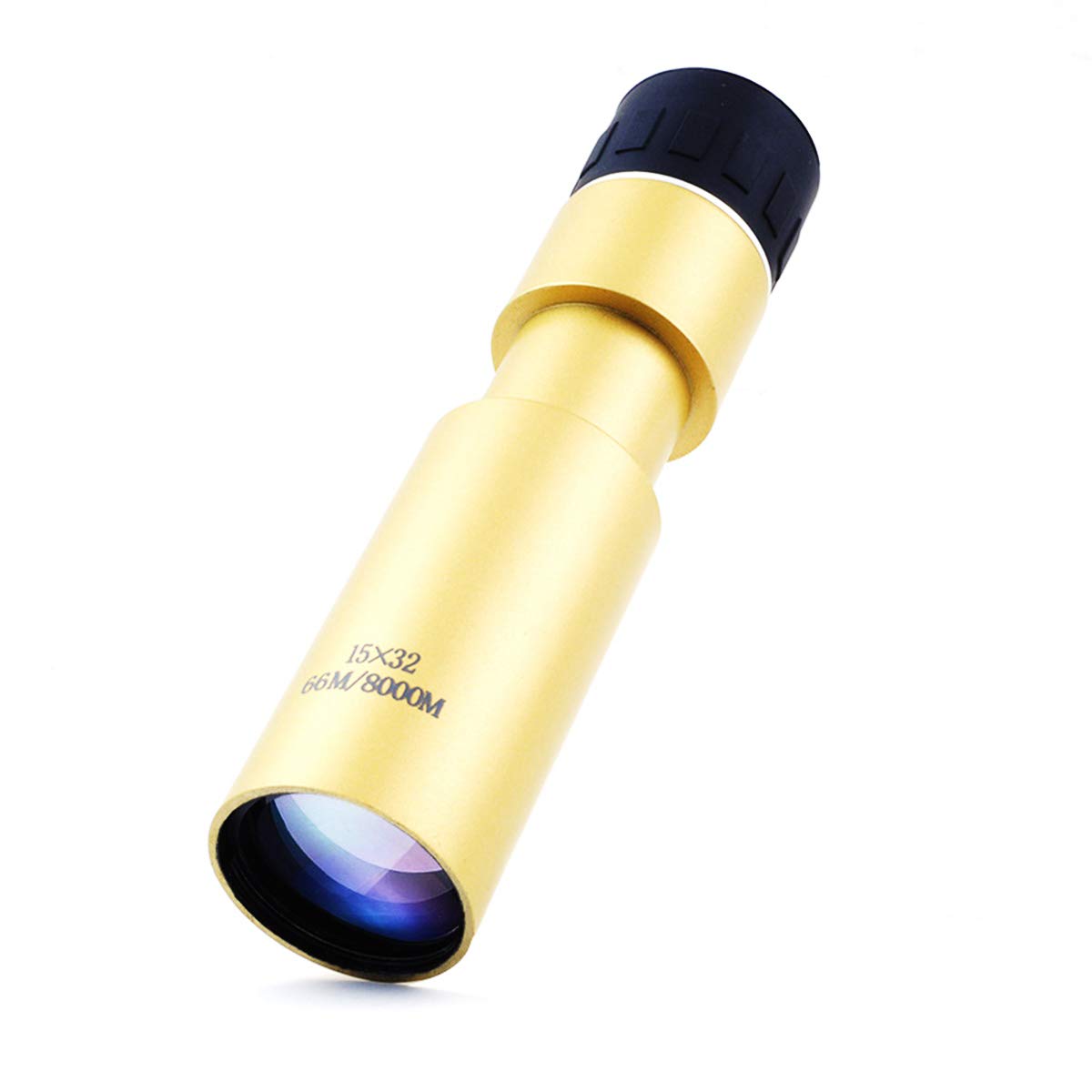 Pantalla HD con Zoom telescopio monocular para Mostrar la Lupa del medidor, el Oro y el Soporte para teléfono. para Adultos Observación Aves Viajes al Aire Libre Turismo