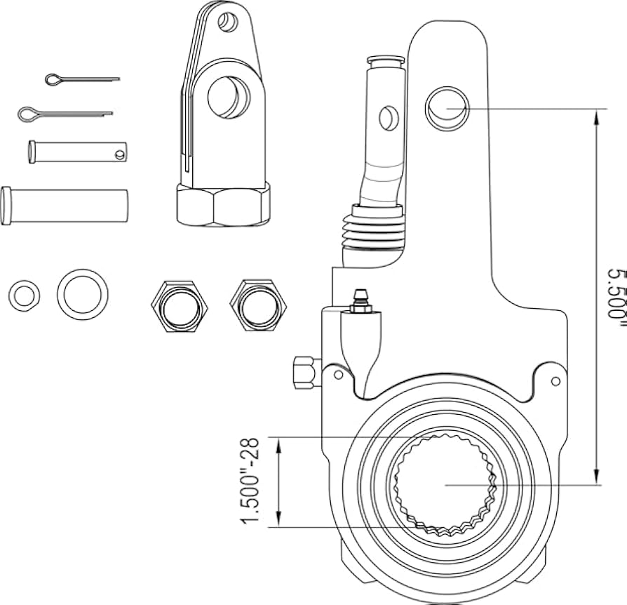 ロッド t.s. Amazon.com: TORQUE 2 Pack of AS1140 Automatic Brake Slack
