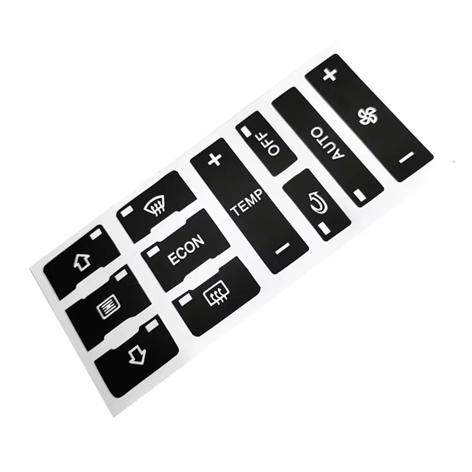 Interior Button Decals Compatible with A2 for A3 for 8L Car Air Conditioning Control Decals AC Button Repair Interior Decoration Accessories Kit