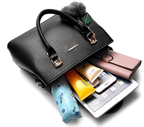 Bolso Tote de cuero para mujer Dreubea miniatura 6
