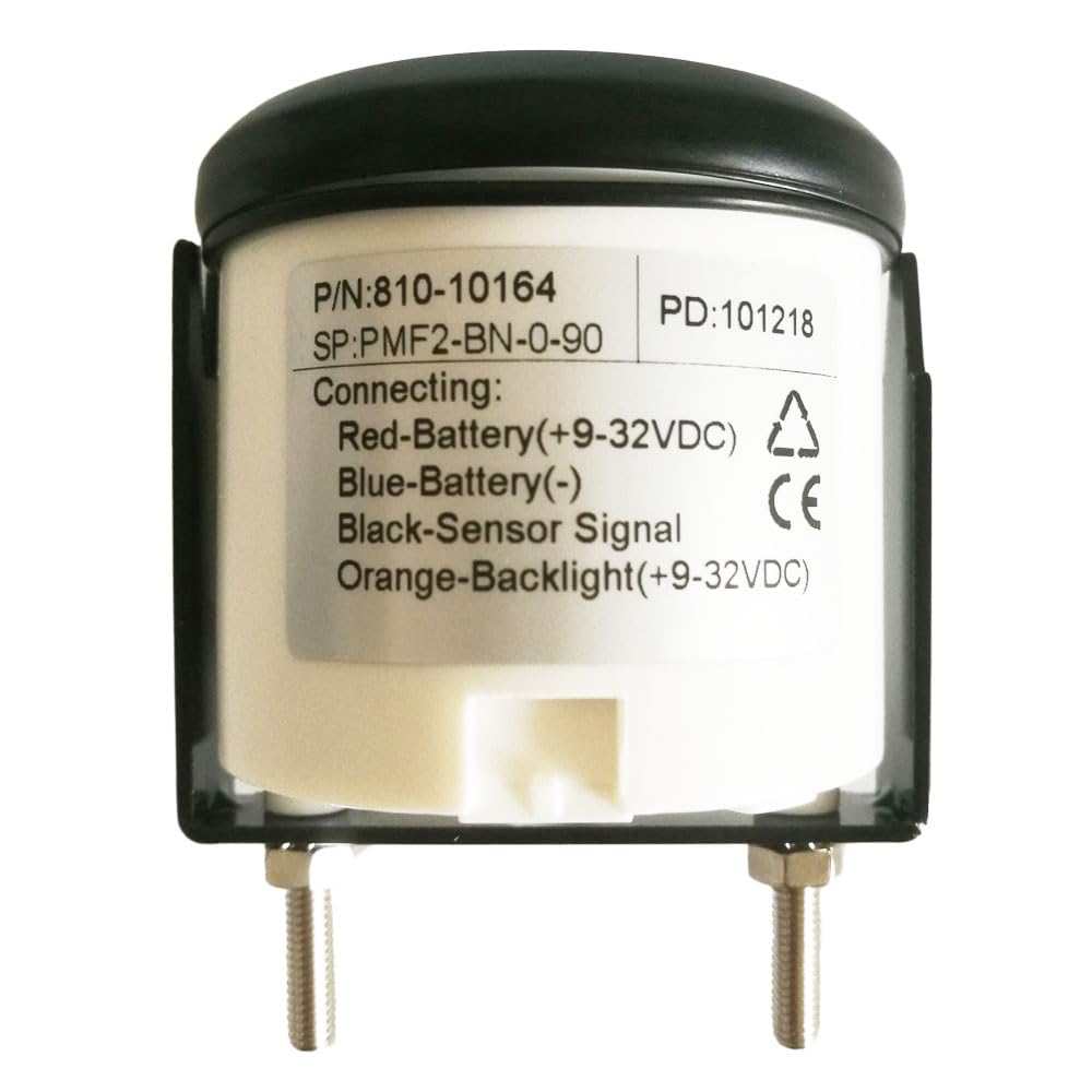 Indicador de nivel de combustible de gas de 52 mm, 0-90 ohmios, lecturas precisas, compatibilidad versátil, diseño duradero, esfera negra con marco negro, ideal para coches, camiones, marinos