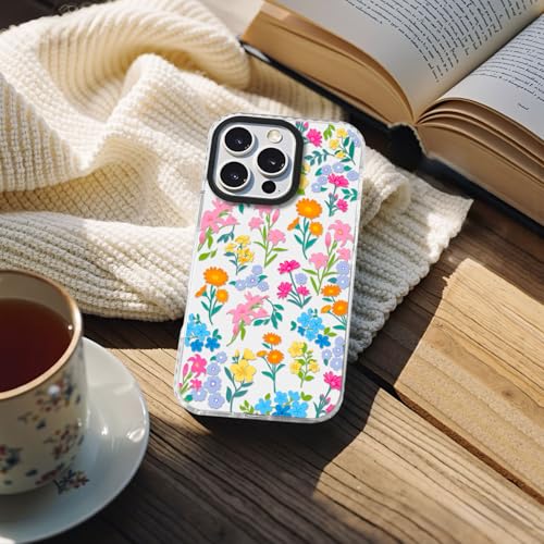 ChiCsFleur for iPhone 17 Case - Camera Protection Colorful Bloom Collage - image 8