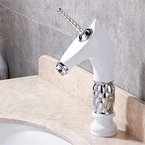 Mitigeur de salle de bain pivotant haut de gamme design licorne