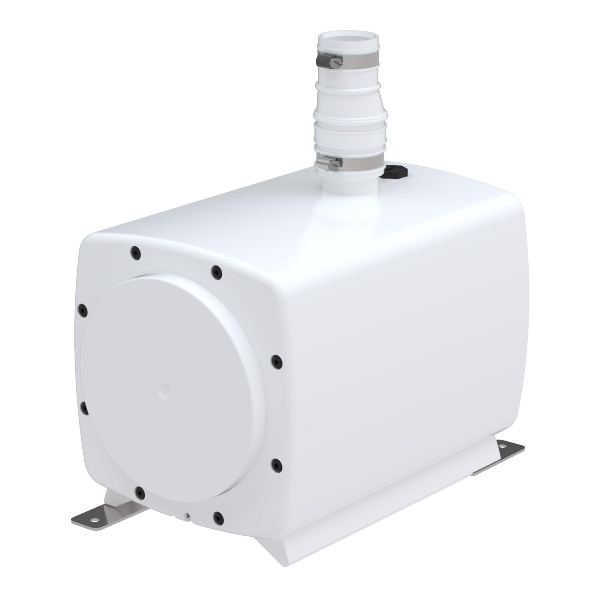 SFA - Sanifloor+ 3 - Pompe Relevage Et Bonde - Receveurs Extra-Plats - Douche Italienne - Sans Fil - Haut Débit - Pompe : 29,5 x 17,8 x 29,8 cm - Bonde : Ø12,8 x 19,6 x 5,7 cm - 400W - Made In France