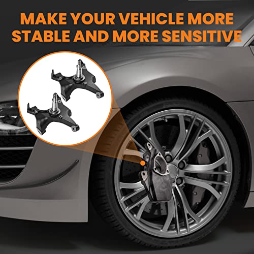 maXpeedingrods 2” Front Drop Spindle Lowering Kit for Chevy Silverado/GMC Sierra C1500 C2500 1988-1998, for Chevy Suburban C1500 C2500 1992-1999 w/ 1.25" Rotors - Image 6
