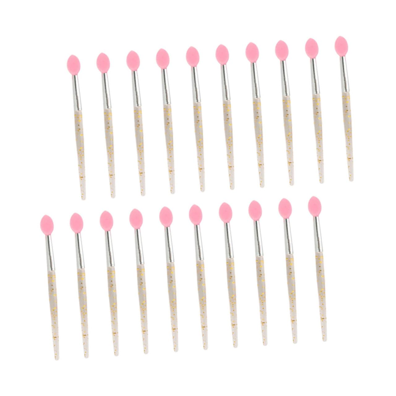 FOMIYES Travel Size Silicone Lipstick Pen Lip Brush Set Makeup Brush Tool for Lipstick Applicators Easy to Carry