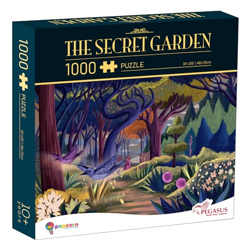 Image of 1000 Piece Puzzle | Puzzles for Adults & Kids | Stress Relief Puzzle Games for Focus and Memory, Gifts for Teenagers (The Secret Garden)