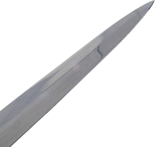 Miniatura 4 de Monster Slayer - Daga medieval estilo espada plateada estilo espada para colección, regalo, cosplay en feria renacentista (negro, 805)