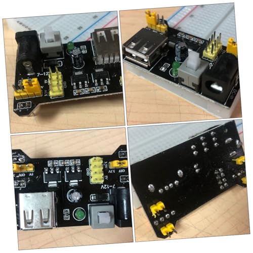 Módulo de alimentación para placa de pruebas y suministros compatibles de electrónica de 6 uds 7
