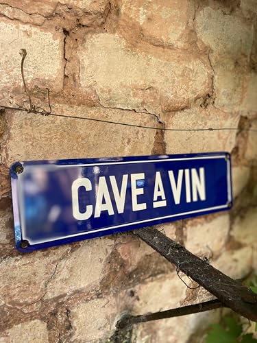 La Villette Pinot Noir 750ml in Elegant Wooden Box - 'Cave a Vin' with Metal Lid - Decorative Wall Sign, Red - Image 4