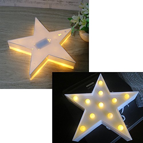 Lámpara de Mesa de Noche LED Estrella Decorativa Tropical miniatura 3