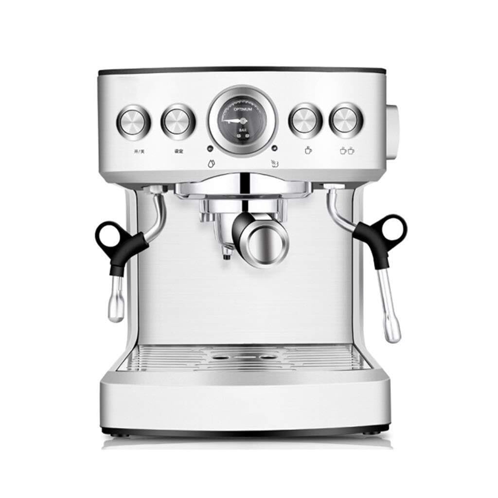 Bean to Cup Coffee Machine 19-Bar Espresso Maker 2 1L Tank Stainless Steel