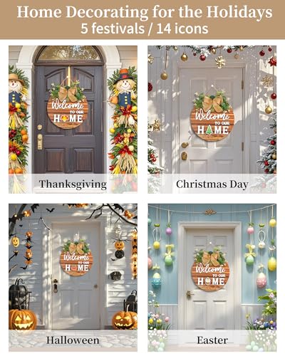 Fall-and-Winter-Interchangeable-Welcome-Hanging-Door-Signs-Personalized-Christmas-Decorated-Wooden-Door-Sign-for-Outside-Front-Door-New-Home-Porch-Decor-for-Homes-and-Houses-Entrance-Wall Fall and Winter Interchangeable Welcome Hanging Door Signs Personalized Christmas Decorated Wooden Door Sign for Outside Front Door New Home Porch Decor for Homes and Houses Entrance Wall