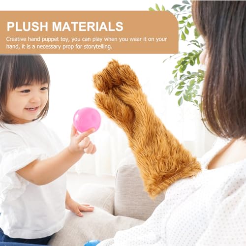 Creative Bear Palm Glove Plush Glove Warm Party Prop4