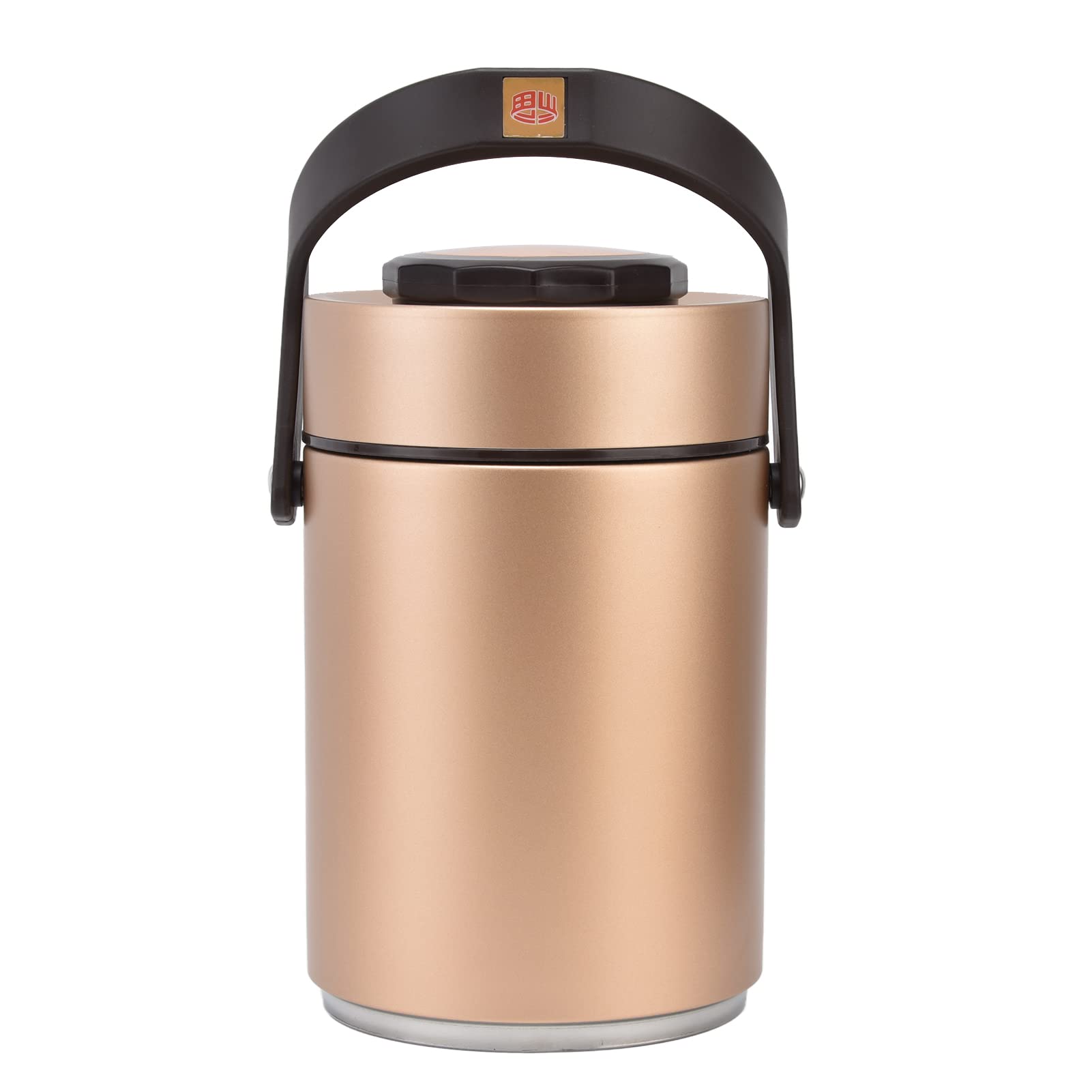 Portapranzo Isolato Sotto Vuoto in Acciaio Inossidabile 304 da 2000 Ml - Design Portatile a 3 Strati per Freschezza e Ritenzione del Calore di Lunga Durata (#2)