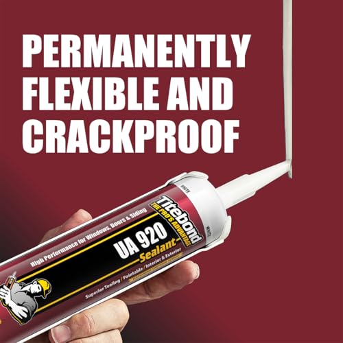 Image of Titebond UA 920 Sealant, Dark Brown - Urethane Acrylic Elastomeric Caulk, Crackproof & Flexible, UV Resistant, Paintable in 1 Hour, Interior & Exterior Use - 10.1 Oz, 87111