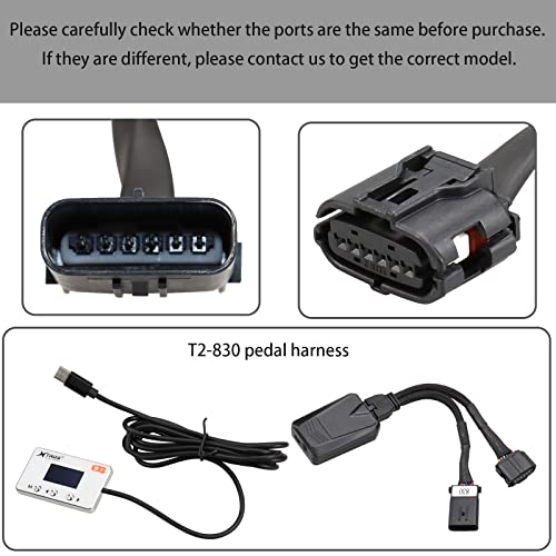 GWNOWZZET Pedal Throttle Response Controller WAK-830 Upgrade Sport Racing Accelerator Potent Booster for Lexus Toyota Isuzu (T2-830)