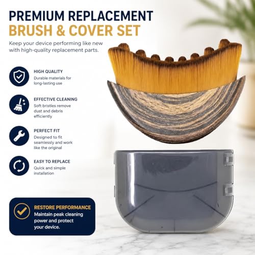 Image of TRICSTER Lymphatic Contour Face Brush - Facial Sculpting & Jawline Lifting Brush for Lymphatic Drainage, Anti-Puffiness Massage & Skin Tightening, Soft Bristles Beauty Tool with Storage Case (Pack of 1)
